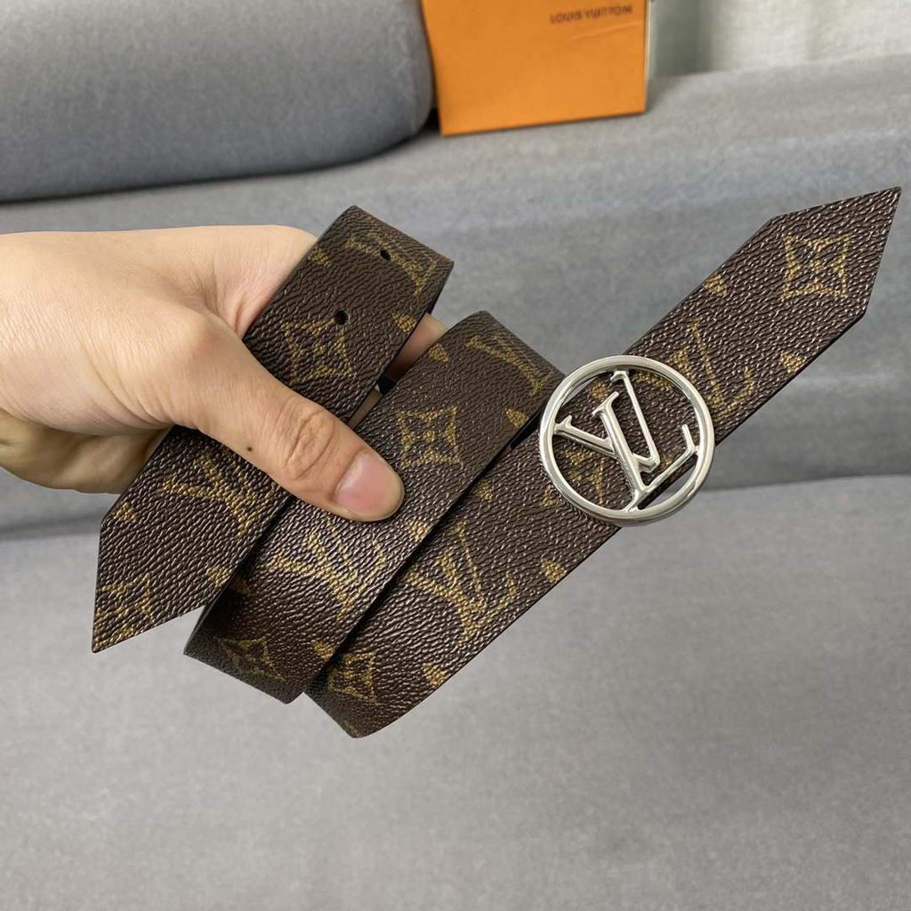LV Women's Men's Belts Collection Louis Vuitton Initials 34MM Belt 19062