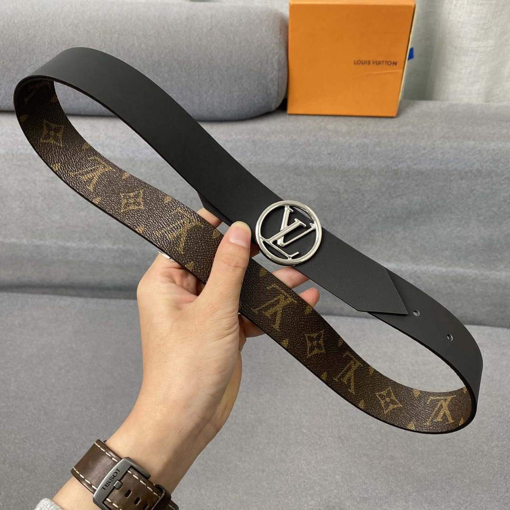 LV Women's Men's Belts Collection Louis Vuitton Initials 34MM Belt 19062