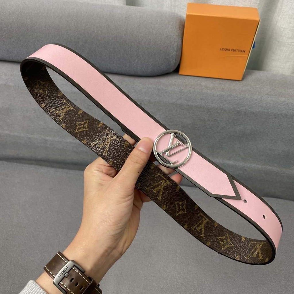 LV Women's Men's Belts Collection Louis Vuitton Initials 34MM Belt 19062