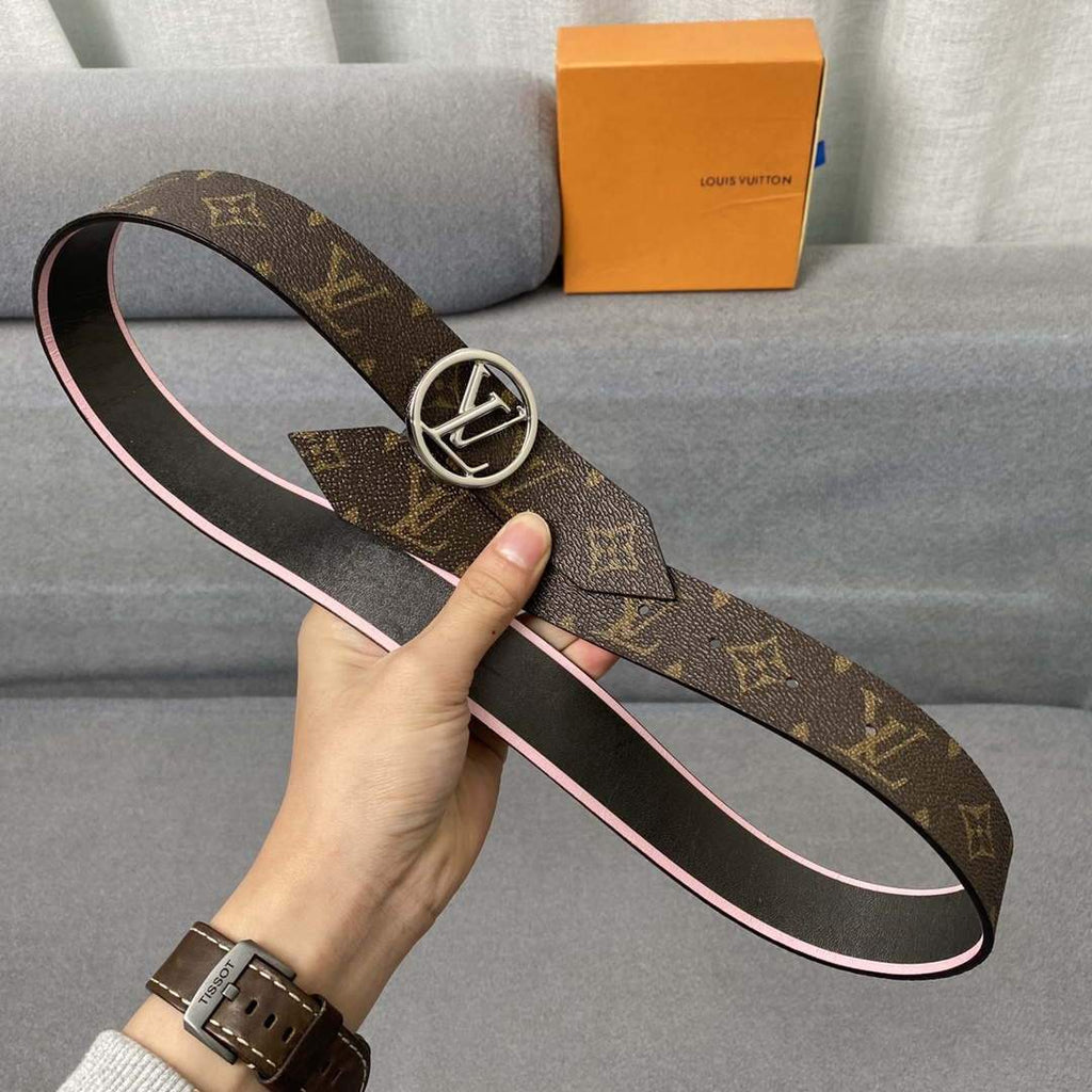 LV Women's Men's Belts Collection Louis Vuitton Initials 34MM Belt 19062