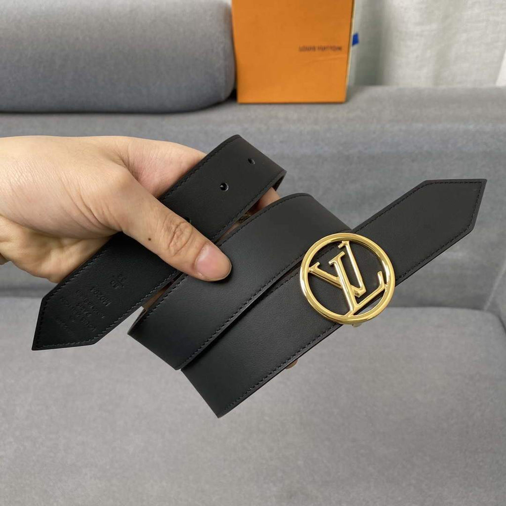 LV Women's Men's Belts Collection Louis Vuitton Initials 34MM Belt 19062