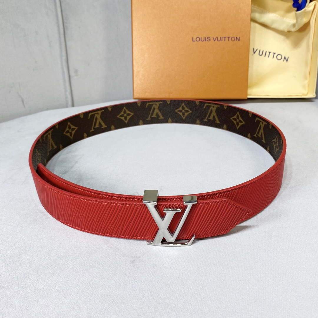 LV Women's Men's Belts Collection Louis Vuitton Initials 35MM Belt 19061