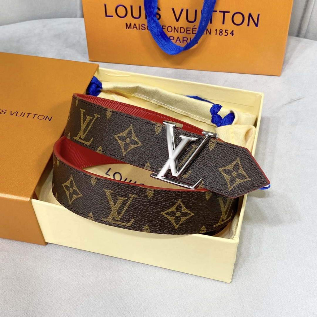 LV Women's Men's Belts Collection Louis Vuitton Initials 35MM Belt 19061