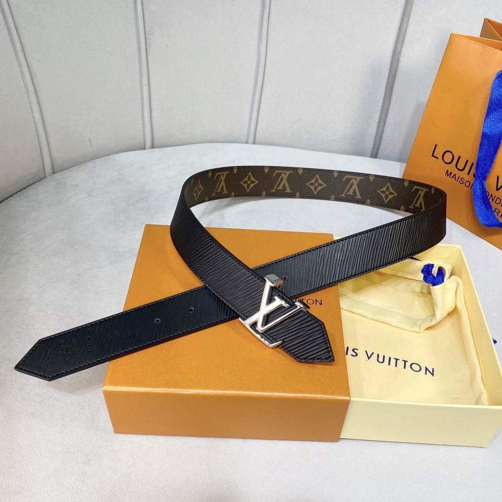 LV Women's Men's Belts Collection Louis Vuitton Initials 34MM Belt 19062