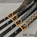 LV Women's Men's Belts Collection Louis Vuitton Initials 34MM Belt 19062