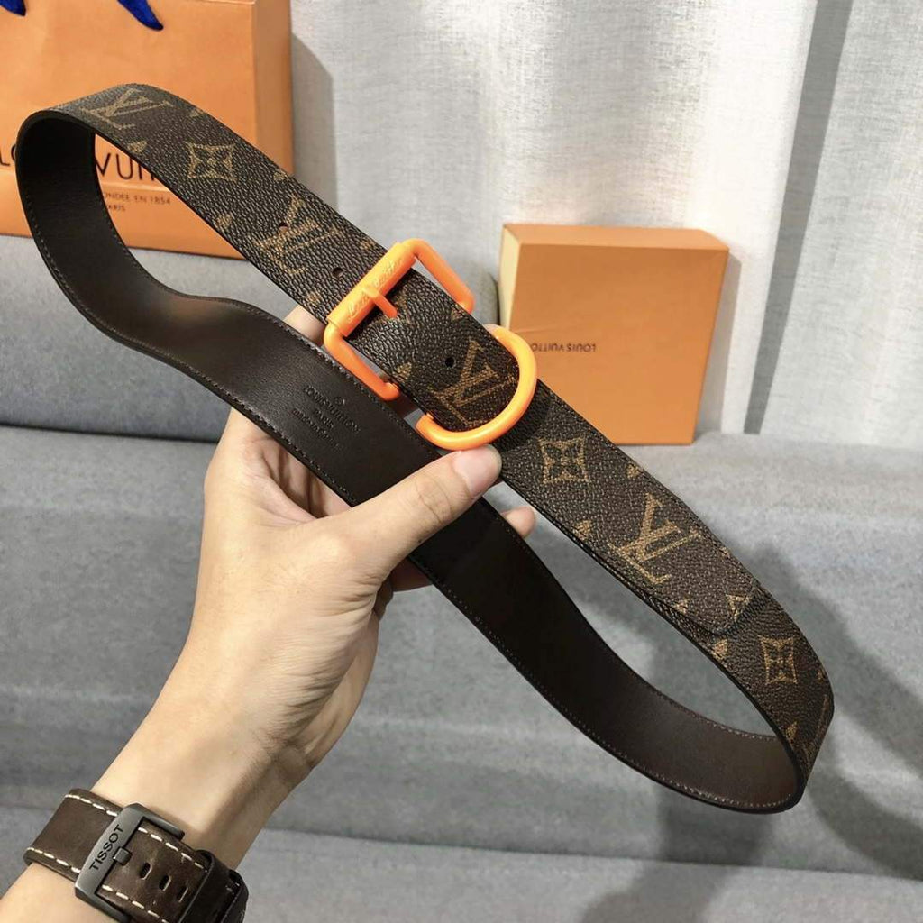 LV Women's Men's Belts Collection Louis Vuitton Initials 34MM Belt 19062