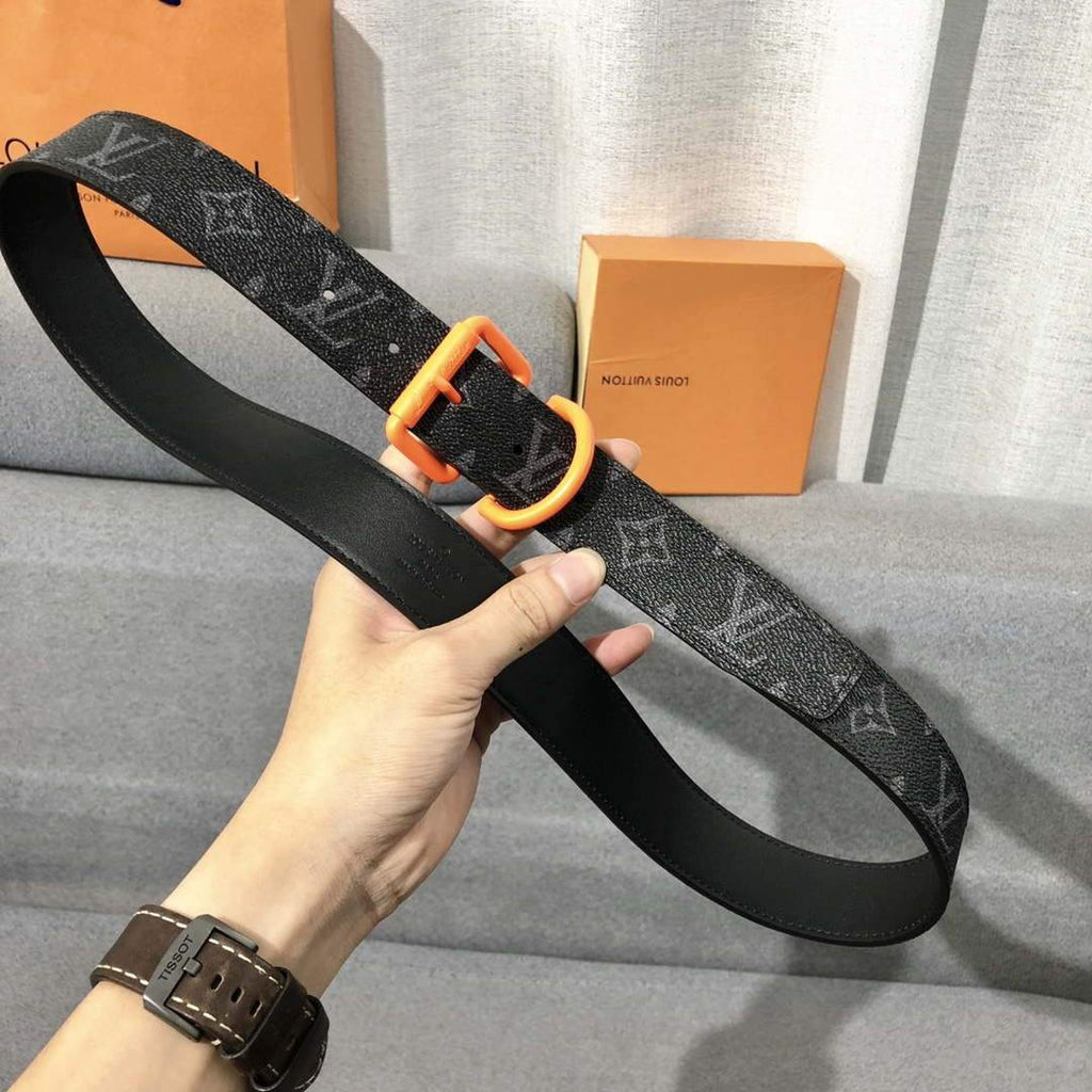 LV Women's Men's Belts Collection Louis Vuitton Initials 34MM Belt 19062