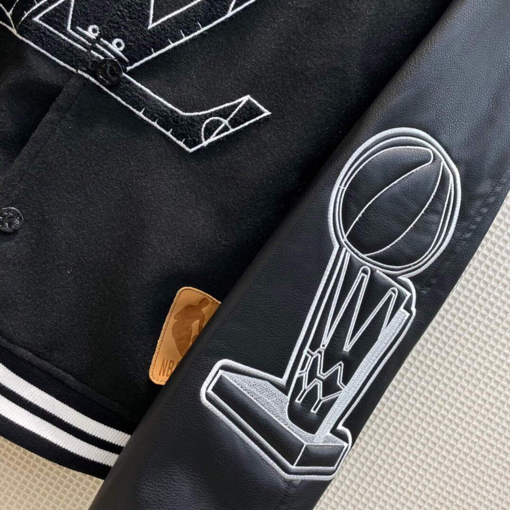 LV Women's Clothing Designer Louis Vuitton Alphabet Baseball Jacket 88011