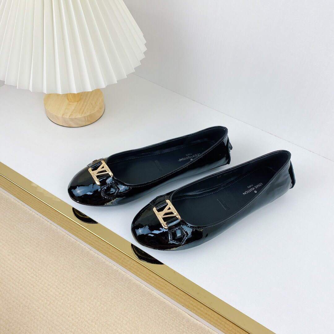 LV Women's Loafers Designer Louis Vuitton Flats Shoes 81139 - luxibagsmall