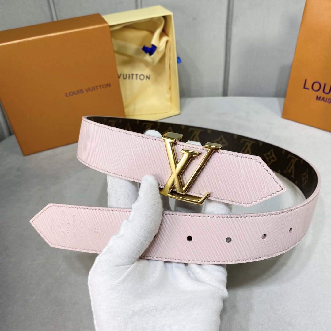 LV Women's Men's Belts Collection Louis Vuitton Initials 34MM Belt 19063