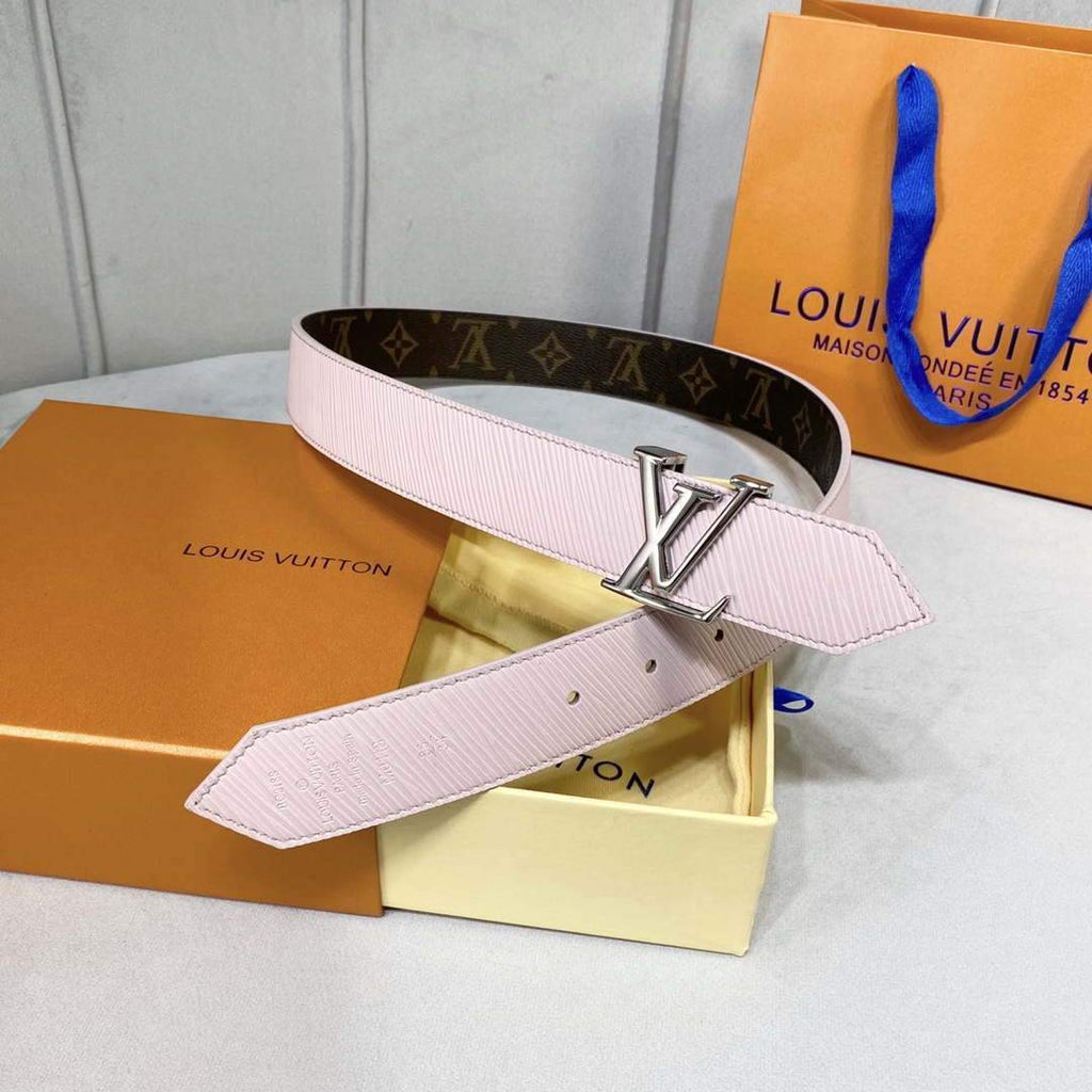 LV Women's Men's Belts Collection Louis Vuitton Initials 34MM Belt 19063
