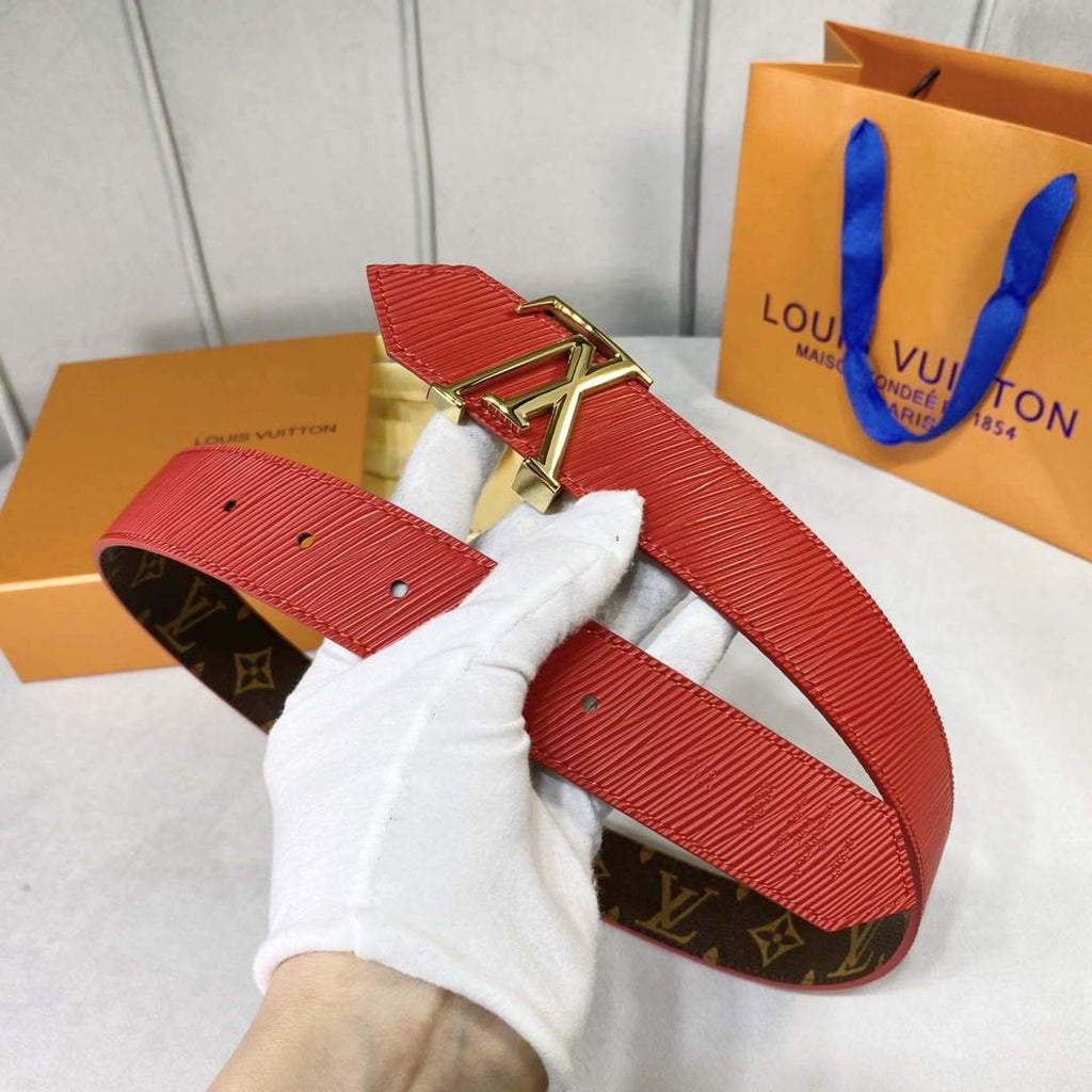 LV Women's Men's Belts Collection Louis Vuitton Initials 34MM Belt 19063