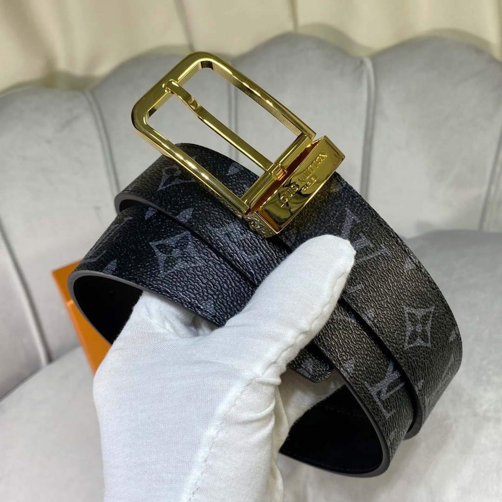 LV Women's Men's Belts Collection Louis Vuitton Initials 34MM Belt 19065