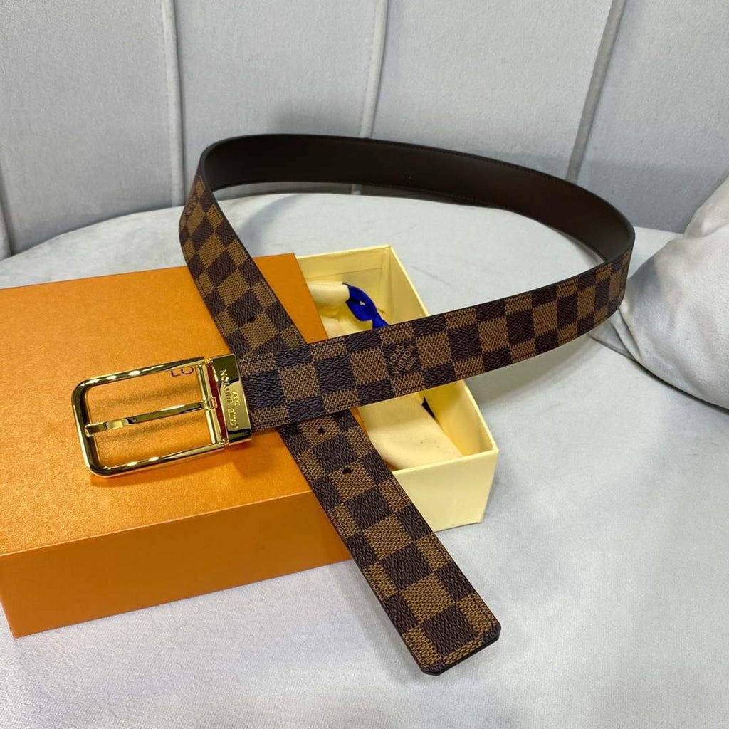 LV Women's Men's Belts Collection Louis Vuitton Initials 34MM Belt 19065
