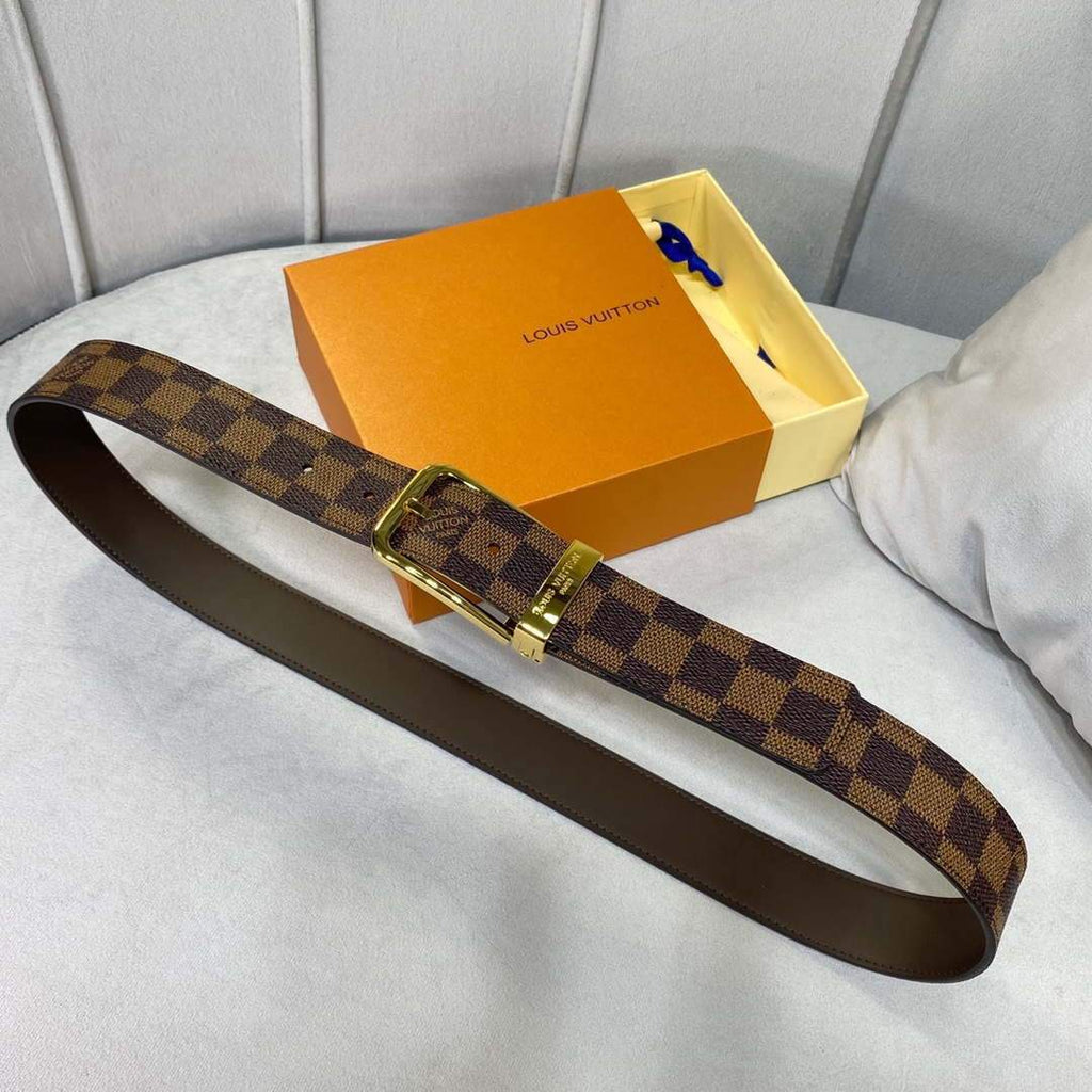 LV Women's Men's Belts Collection Louis Vuitton Initials 34MM Belt 19065