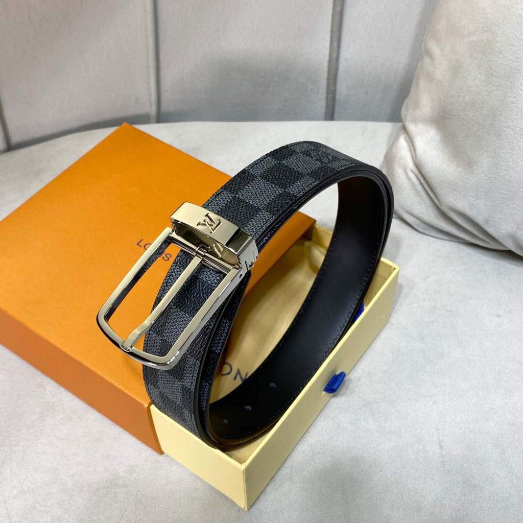LV Women's Men's Belts Collection Louis Vuitton Initials 34MM Belt 19065