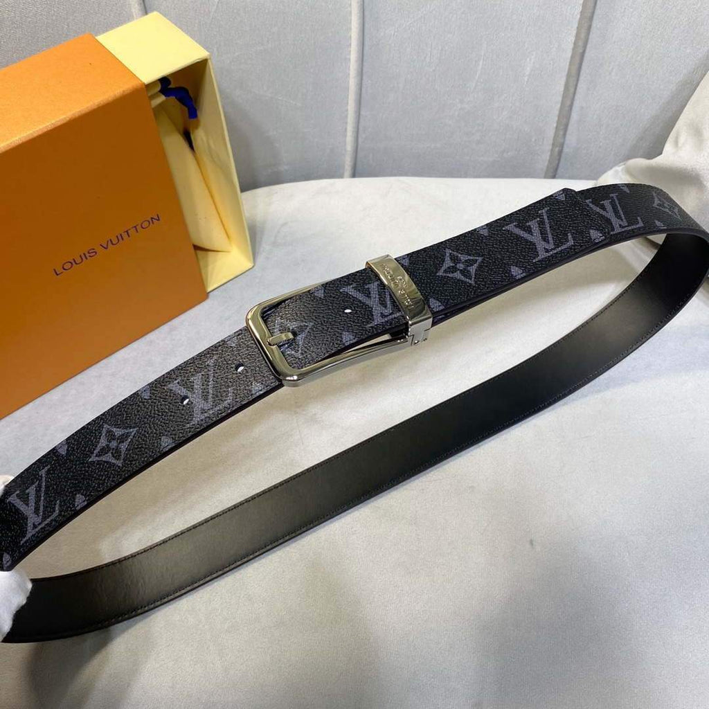 LV Women's Men's Belts Collection Louis Vuitton Initials 34MM Belt 19065