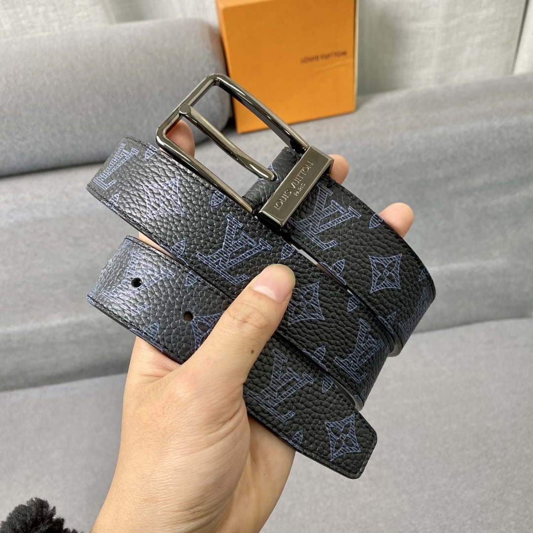 LV Women's Men's Belts Collection Louis Vuitton Initials 34MM Belt 19066