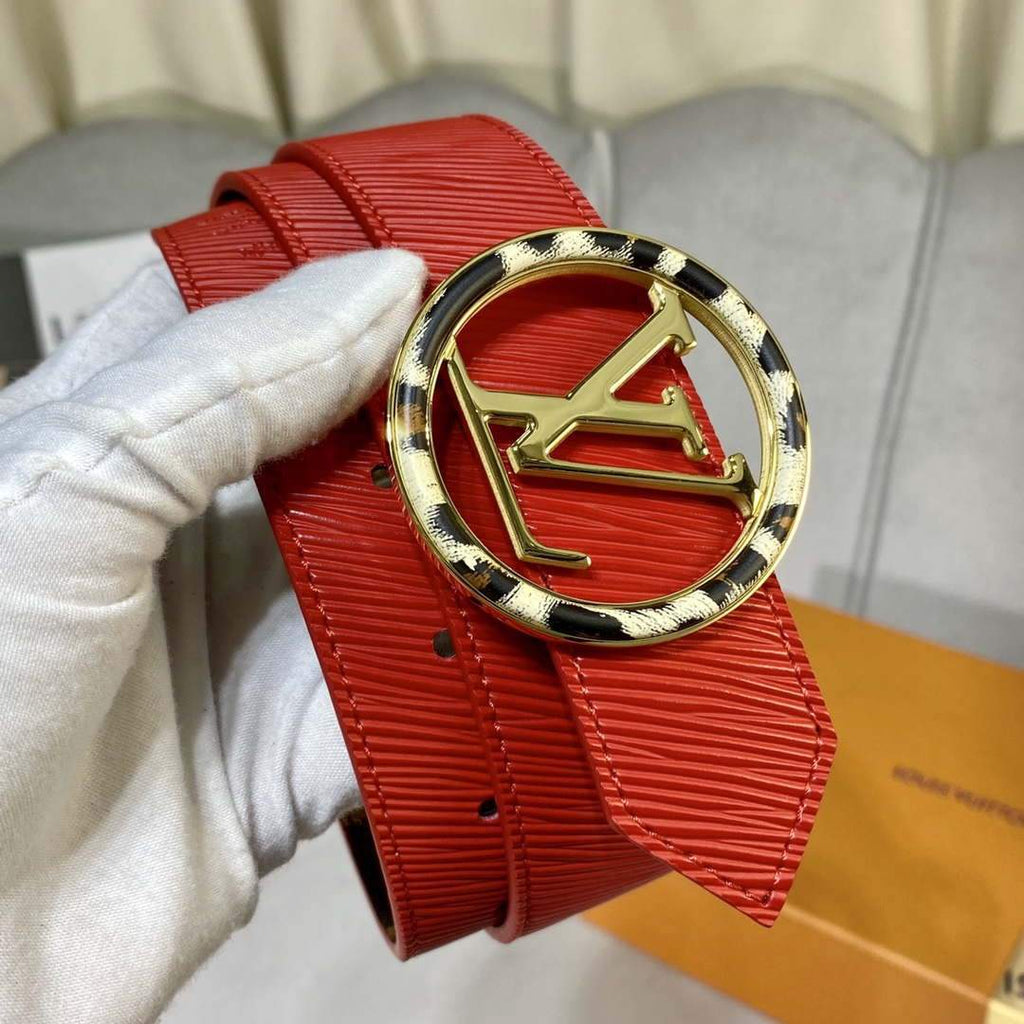 LV Women's Men's Belts Collection Louis Vuitton Initials 34MM Belt 19069