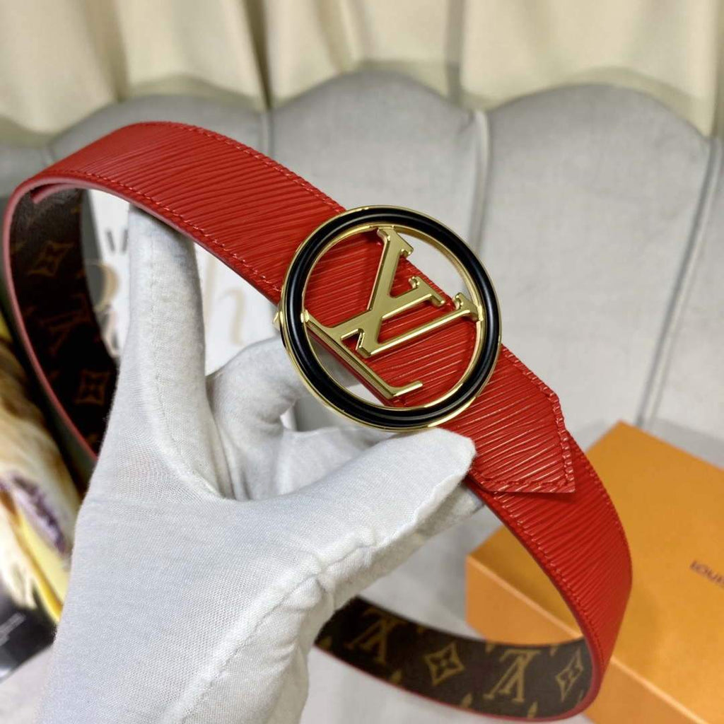 LV Women's Men's Belts Collection Louis Vuitton Initials 34MM Belt 19069