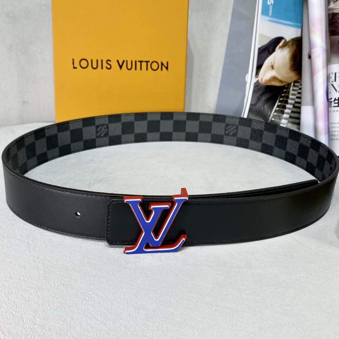 LV Women's Men's Belts Collection Louis Vuitton Initials 40MM Belt 19088