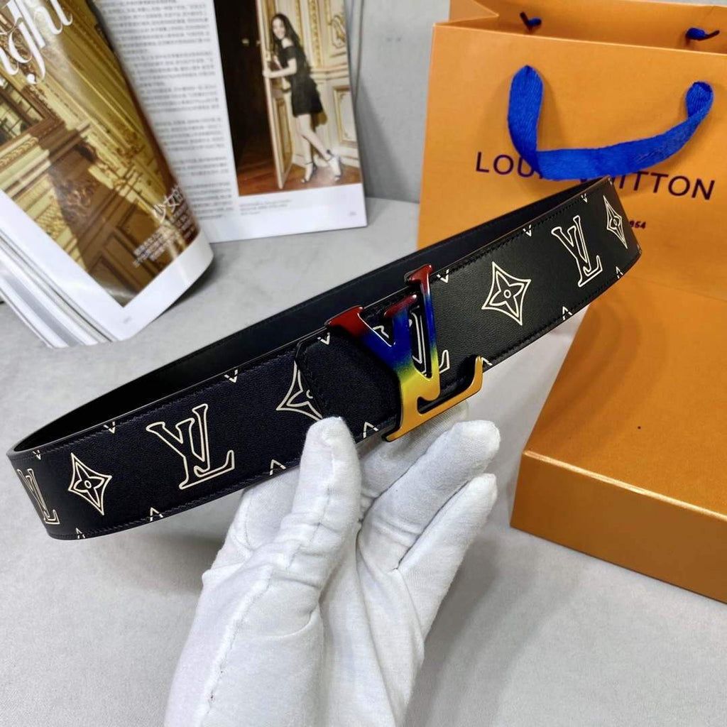 LV Women's Men's Belts Collection Louis Vuitton Initials 40MM Belt 19065
