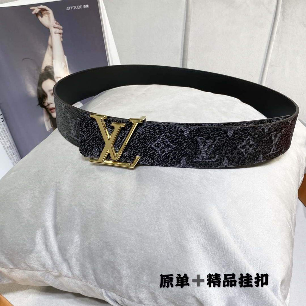 LV Women's Men's Belts Collection Louis Vuitton Initials 40MM Belt 19083