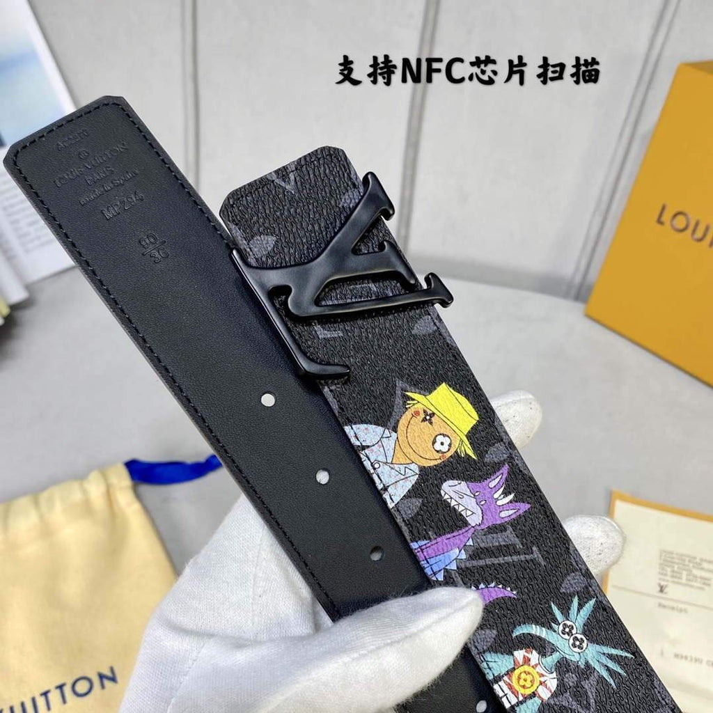 LV Women's Men's Belts Collection Louis Vuitton Initials 40MM Belt 19066