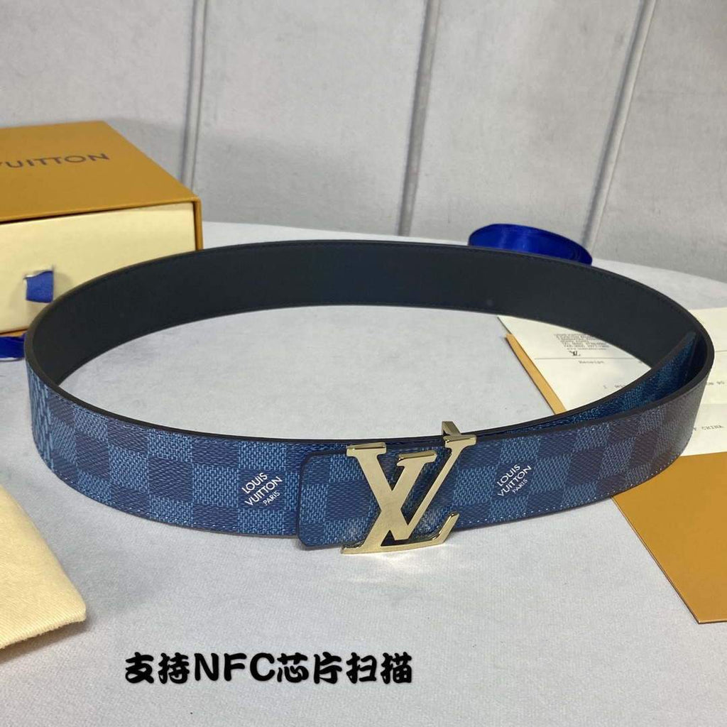 LV Women's Men's Belts Collection Louis Vuitton Initials 40MM Belt 19090