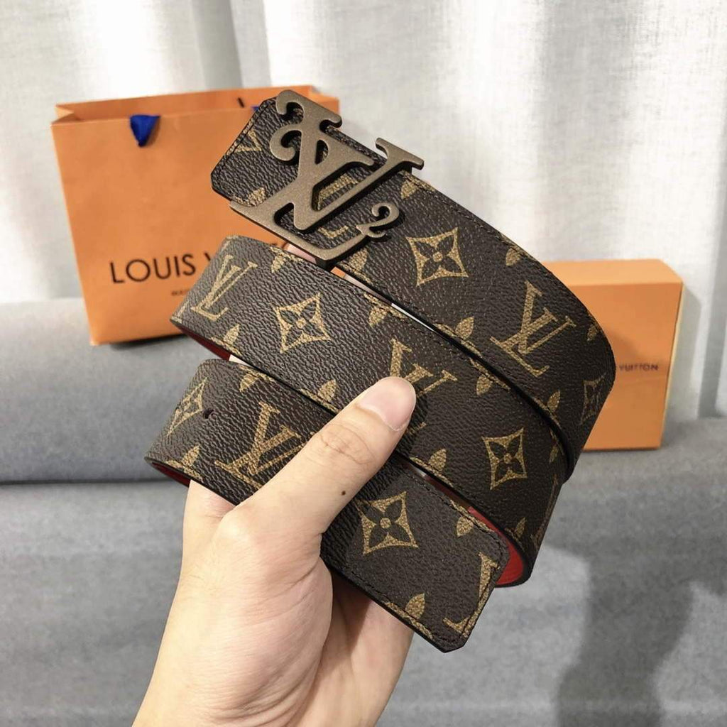 LV Women's Men's Belts Collection Louis Vuitton Initials 40MM Belt 19071