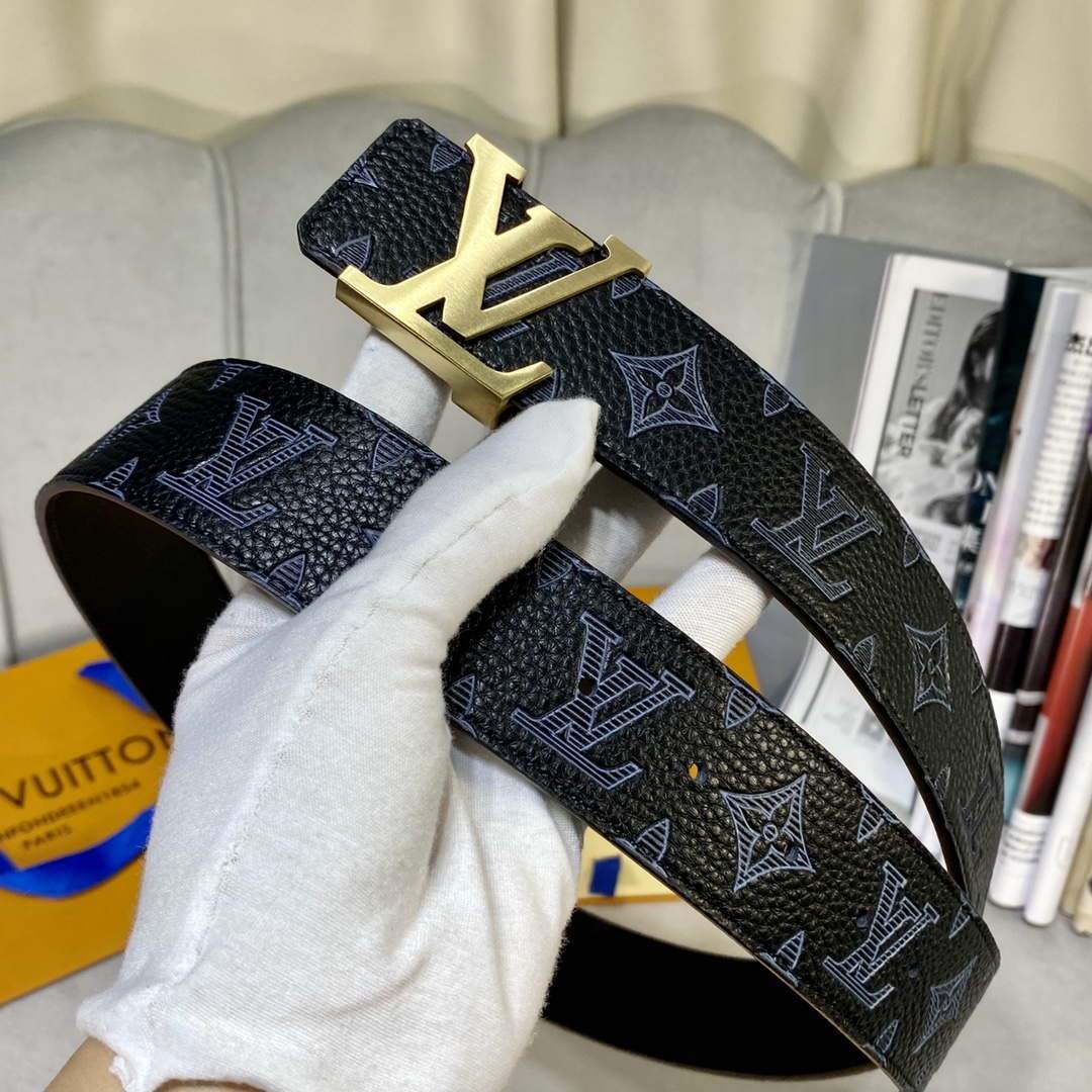LV Women's Men's Belts Collection Louis Vuitton Initials 40MM Belt 19091