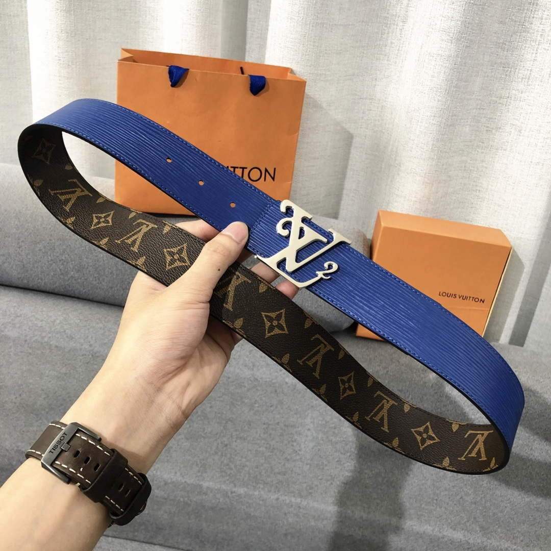 LV Women's Men's Belts Collection Louis Vuitton Initials 40MM Belt 19071