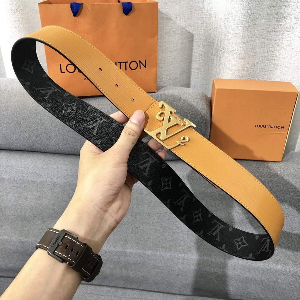 LV Women's Men's Belts Collection Louis Vuitton Initials 40MM Belt 19071