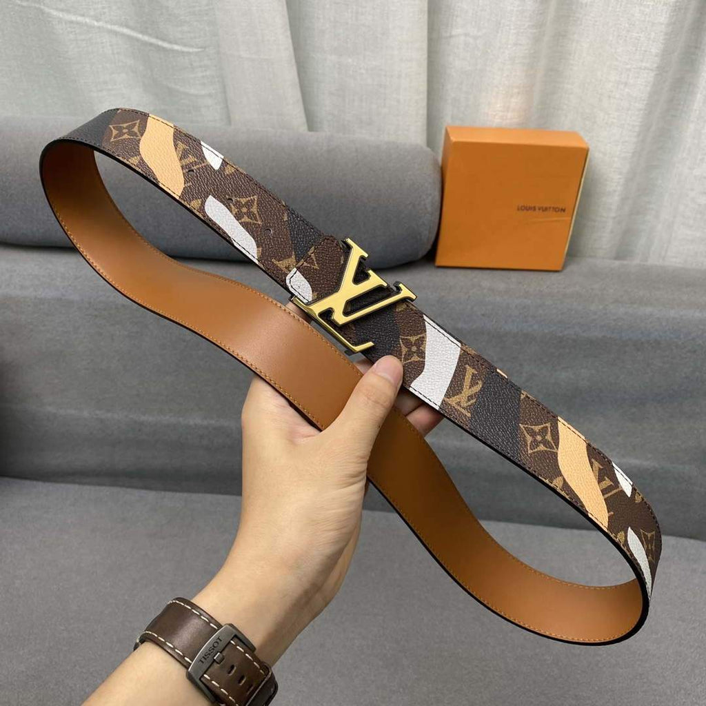 LV Women's Men's Belts Collection Louis Vuitton Initials 40MM Belt 19093