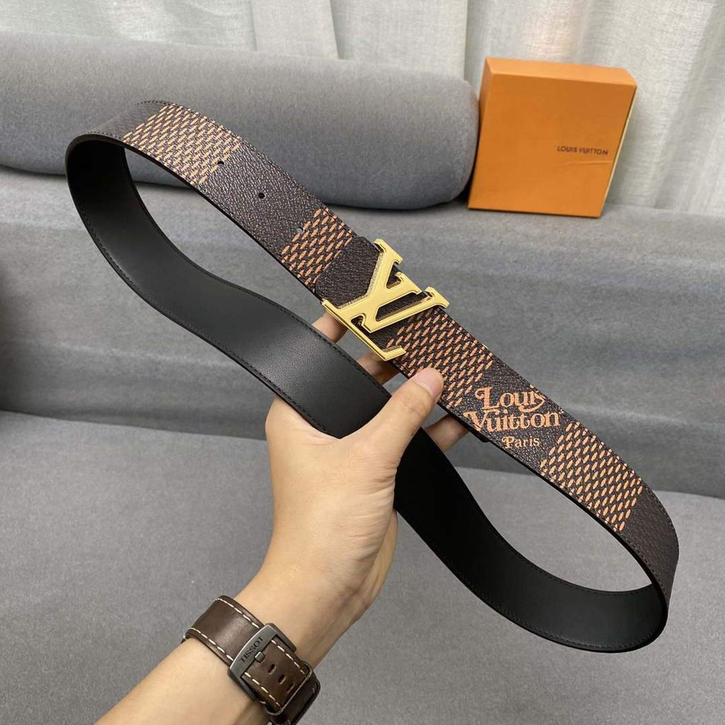 LV Women's Men's Belts Collection Louis Vuitton Initials 40MM Belt 19093