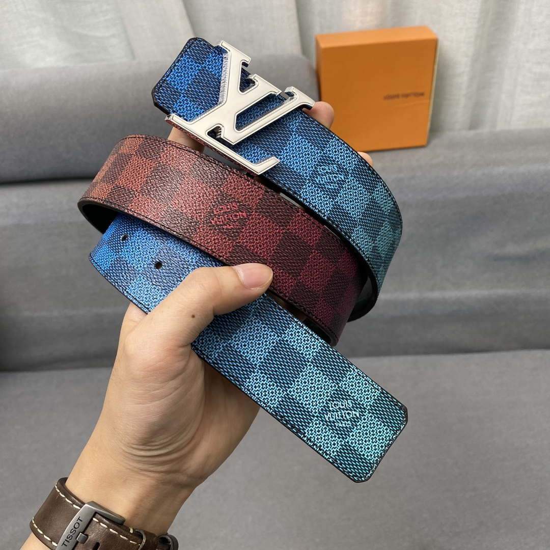 LV Women's Men's Belts Collection Louis Vuitton Initials 40MM Belt 19093