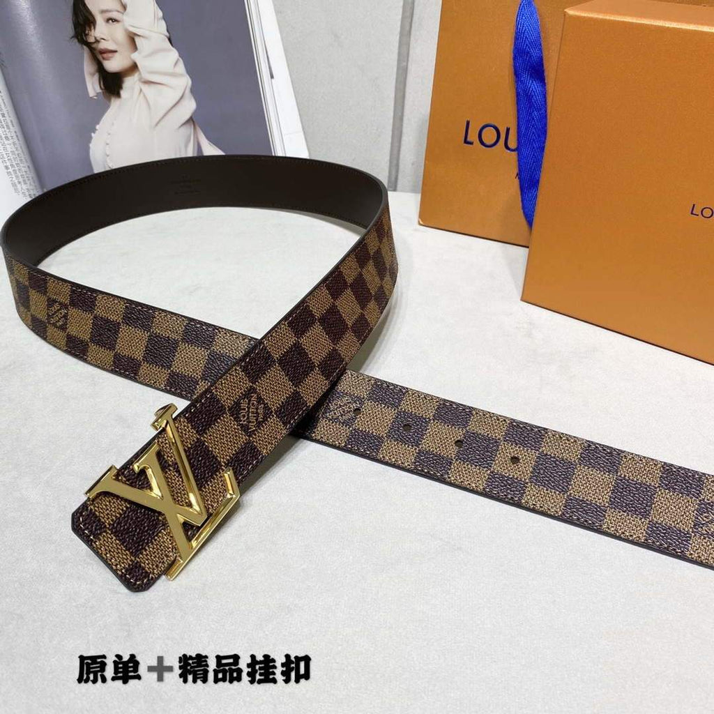 LV Women's Men's Belts Collection Louis Vuitton Initials 40MM Belt 19083
