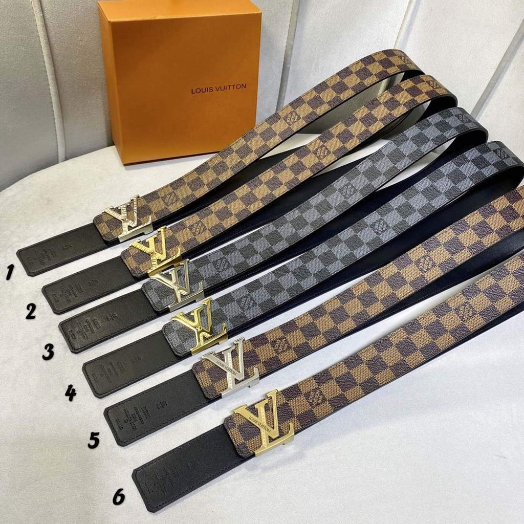 LV Women's Men's Belts Collection Louis Vuitton Initials 40MM Belt 19072