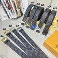 LV Women's Men's Belts Collection Louis Vuitton Initials 40MM Belt 19095