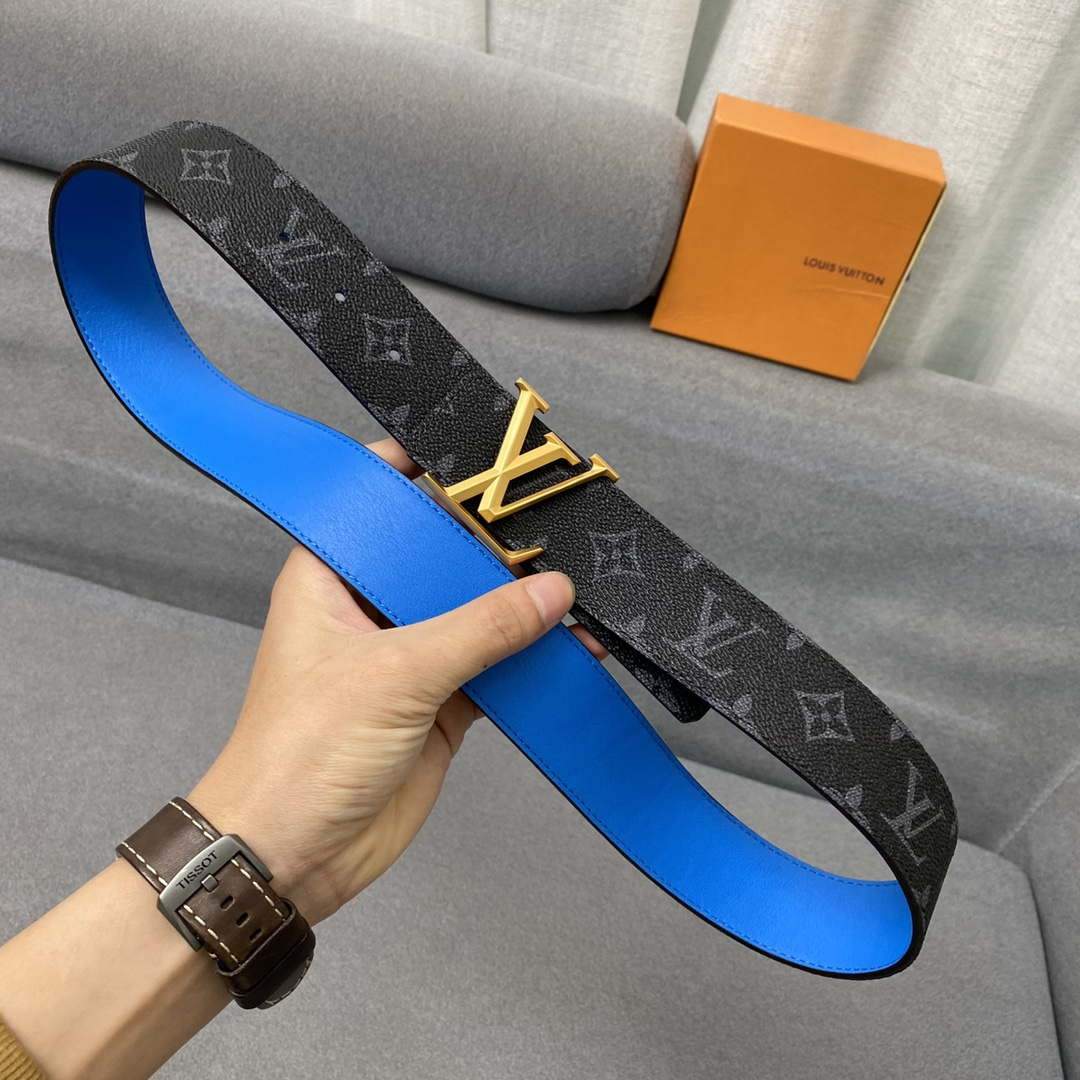 LV Women's Men's Belts Collection Louis Vuitton Initials 40MM Belt 19096