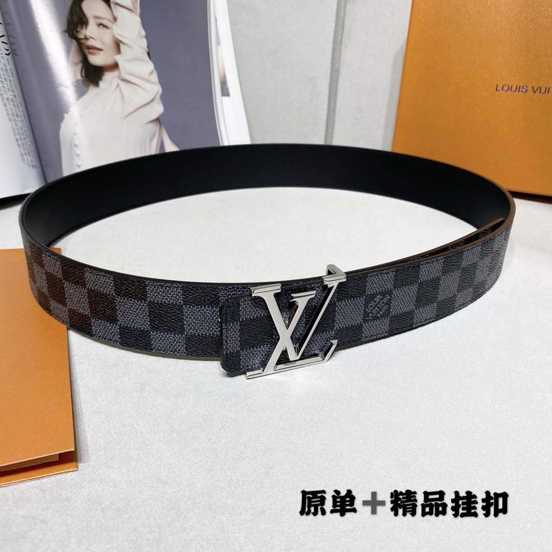 LV Women's Men's Belts Collection Louis Vuitton Initials 40MM Belt 19083