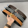 LV Women's Men's Belts Collection Louis Vuitton Initials 40MM Belt 19098