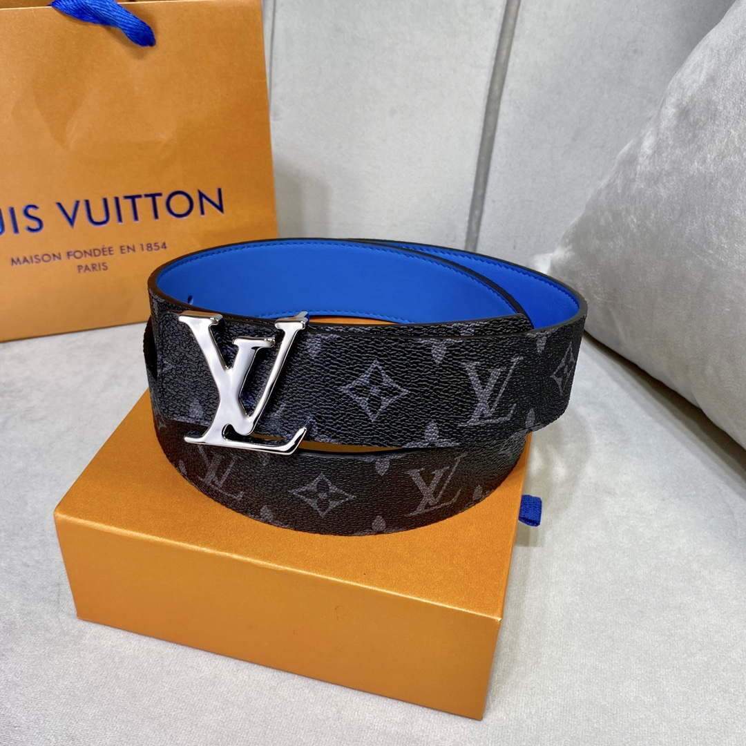 LV Women's Men's Belts Collection Louis Vuitton Initials 40MM Belt 19075