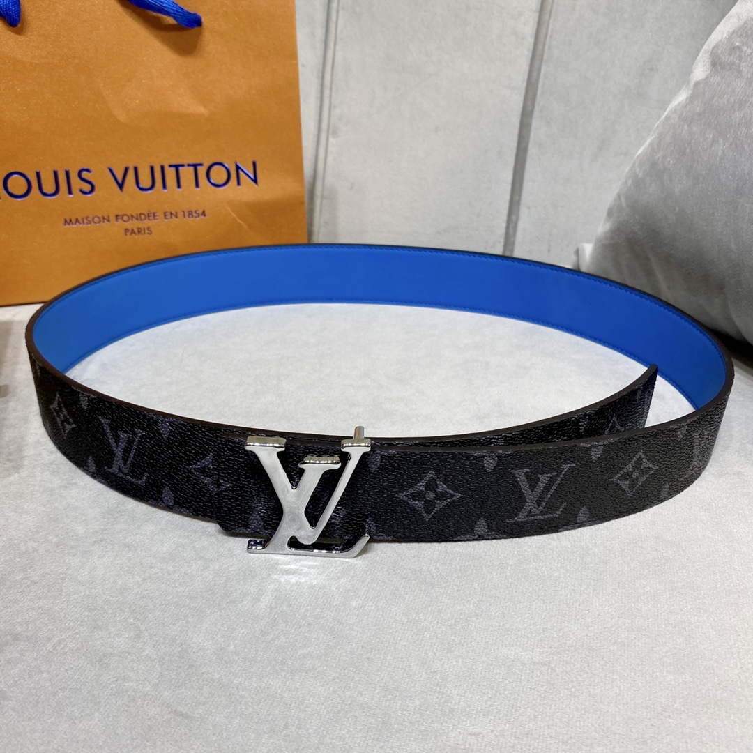 LV Women's Men's Belts Collection Louis Vuitton Initials 40MM Belt 19075