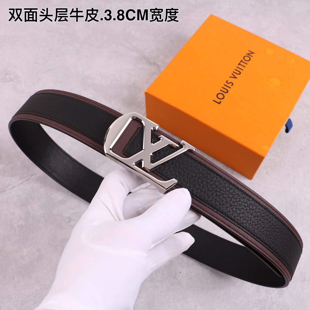 LV Women's Men's Belts Collection Louis Vuitton Initials 40MM Belt 19077