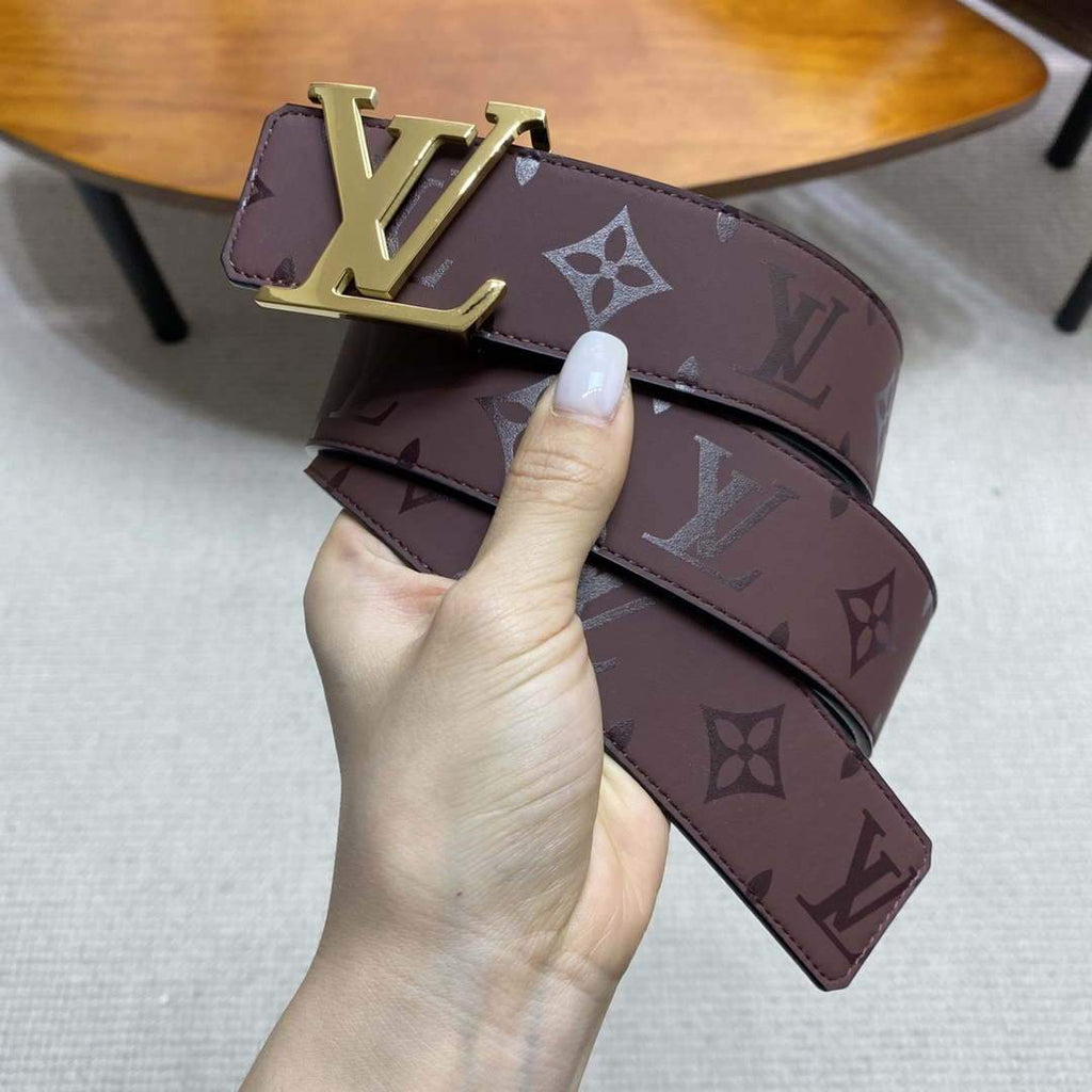 LV Women's Men's Belts Collection Louis Vuitton Initials 40MM Belt 19081