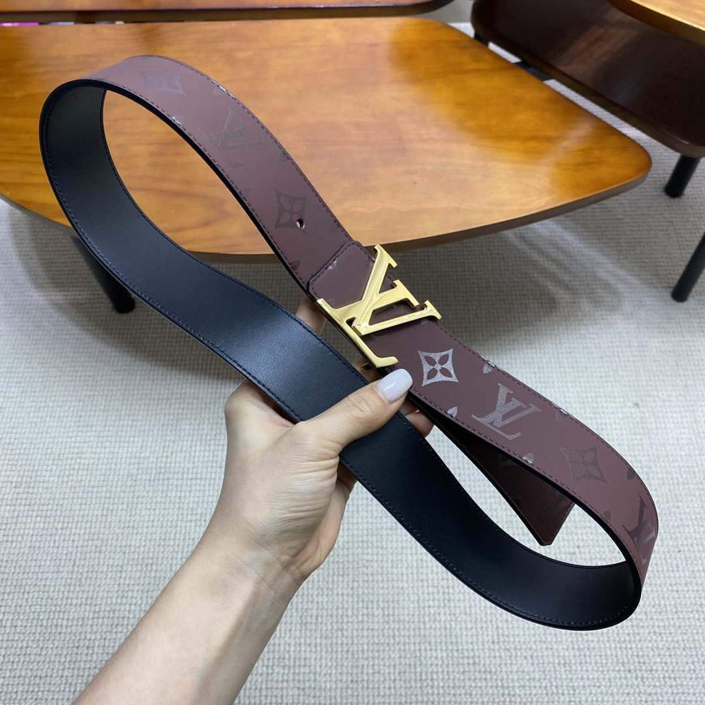 LV Women's Men's Belts Collection Louis Vuitton Initials 40MM Belt 19081