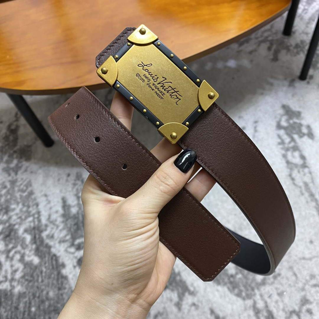 LV Women's Men's Belts Collection Louis Vuitton Initials 40MM Belt 19084