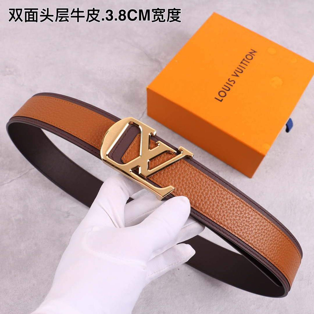 LV Women's Men's Belts Collection Louis Vuitton Initials 40MM Belt 19077