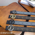 LV Women's Men's Belts Collection Louis Vuitton Initials 40MM Belt 19086